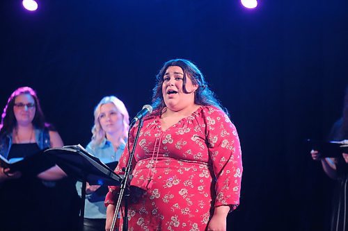 Julianna Moore performs "This Woman's Work" by Kate Bush at The 40 nightclub during Konektis' Saturday evening show in Brandon. (Kyle Darbyson/The Brandon Sun)