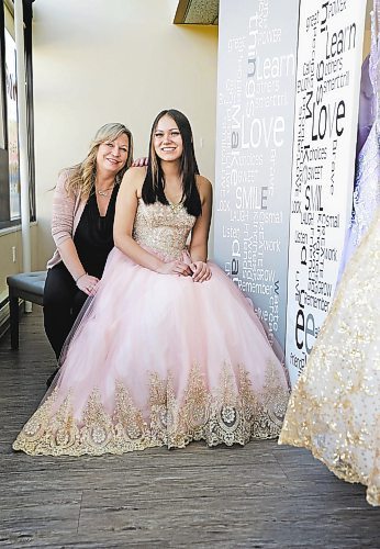 RUTH BONNEVILLE / WINNIPEG FREE PRESS 

LOCAL - Ma Mawi  grad dresses

Taylor Quill, a grad, finds a pink, princess style, grad dress and shoes that she adores and fits her perfectly at Ma Mawi Centre, Friday. 

Reader Bridge: Talking to Kathy Hebert, Reaining Coordinator at Ma Mawi  from Ma Mawi who started a grad suit and dress drive for Indigenous graduates. This is the first year she has done this. She put the call out to collect outfits for grad and people are answering! So far she has collected about 100 dresses. 

Ma Mawi Centre, 445 King Street

Shelley Cook story.


Feb 10th,  2023