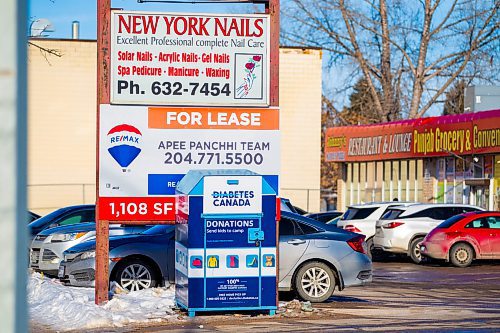MIKAELA MACKENZIE / WINNIPEG FREE PRESS

A sign advertises space for lease in a strip mall with many small businesses on Sheppard Street just north of Inkster Boulevard in Winnipeg on Monday, Feb. 13, 2023. For Kevin story.

Winnipeg Free Press 2023.