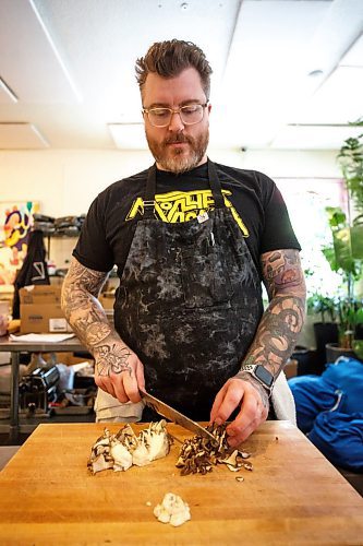 MIKE DEAL / WINNIPEG FREE PRESS
Winnipeg-born chef Gus Stieffenhofer-Brandson is in town this week cooking at raw:almond. He&#x2019;s a high school dropout who has gone on to cook at some of the most prestigious restaurants in the world (including the recently closed noma resto in Denmark). Last year, Published on Main, where Gus is executive chef, became one of the first restaurants in Canada to receive a Michelin star. 
See Eva Wasney story
230214 - Tuesday, February 14, 2023.