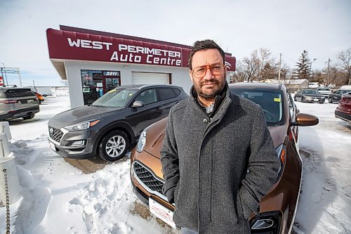 MIKE DEAL / WINNIPEG FREE PRESS
Chad McGill, general manager of West Perimeter Auto Centre, 3811 Portage Avenue.
See Gabby story
230215 - Wednesday, February 15, 2023.