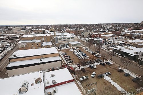 Downtown Brandon as seen from the 11th storey of Scotia Towers on Wednesday afternoon. (Matt Goerzen/The Brandon Sun)