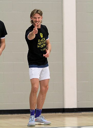 Nigel Tolley has brought much-needed energy to the Brandon University Bobcats men's volleyball team since arriving from Regina in 2017. (Thomas Friesen/The Brandon Sun)