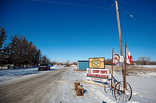 MIKE DEAL / WINNIPEG FREE PRESS
Camp Hope where people taking part in the &quot;Unity Convoy&quot; plan to gather. Located east of Deacons Corner and north of the Trans Canada Hwy, on a farmyard just off of Settlers Road.
230216 - Thursday, February 16, 2023.