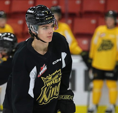 Charlie Elick has enjoyed his rookie campaign with the Brandon Wheat Kings, adding his callup to the team last season was important in his development. (Perry Bergson/The Brandon Sun) 