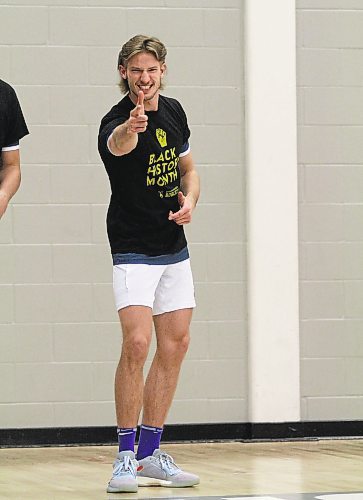 Nigel Tolley has brought much-needed energy to the Brandon University Bobcats men's volleyball team since arriving from Regina in 2017. (Thomas Friesen/The Brandon Sun)