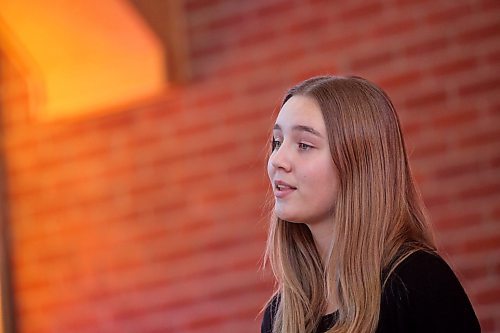 Danah Pentney sings &quot;If You Become the Moon&quot; in the Vocal Solo, 20th/21st Century English Art Song category for 14 years and under, as part of this month's Brandon Festival of the Arts competition at the Knox United Church on Friday afternoon. (Matt Goerzen/The Brandon Sun)