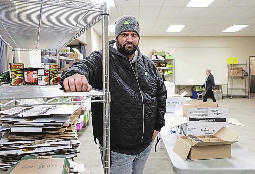 RUTH BONNEVILLE / WINNIPEG FREE PRESS 

LOCAL - Agape Table

Photo of Aaron Scarff, Volunteer Coordinator at Agape Table. 

Story about the need is up for people who need shelters, soup kitchens, food banks, but donations etc are always down this time of year. 

Feb 16th,  2023