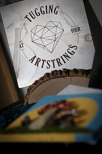 JOHN WOODS / WINNIPEG FREE PRESS
Madison Danuška, owner of Tugging at Your Hear Strings, a home-based venture specializing in string art is photographed in her home studio Winnipeg, Tuesday, February 21, 2023.
Reporter: Sanderson