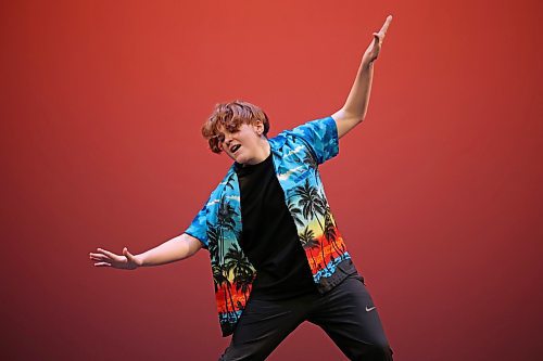 22022023
Cash Laluk dances in the Hip Hop Solo, Own Choice, 14 Years &amp; Under category during the dance portion of the Festival of the Arts at the Western Manitoba Centennial Auditorium on Tuesday. 
(Tim Smith/The Brandon Sun)