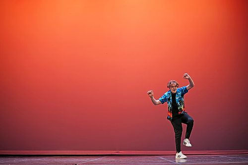 22022023
Cash Laluk dances in the Hip Hop Solo, Own Choice, 14 Years &amp; Under category during the dance portion of the Festival of the Arts at the Western Manitoba Centennial Auditorium on Tuesday. 
(Tim Smith/The Brandon Sun)