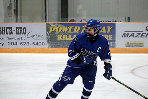 Graduating Parkland Rangers captain Bo Eisner is joining the blue-line of the Saskatchewan Junior Hockey League's Melfort Mustangs next season. (Lucas Punkari/The Brandon Sun)