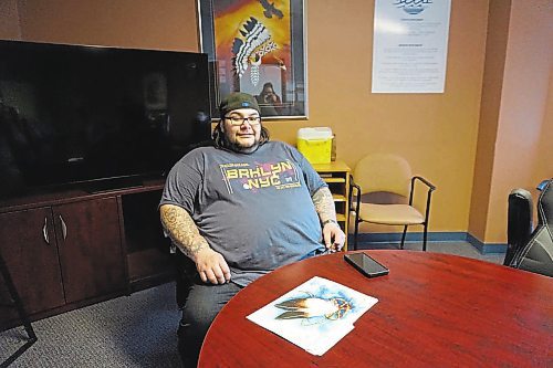 Dale Turcotte, who was born in Ontario and now lives in Rolling River First Nation, has served two sentences in prison. Now, he's on a mission to educate others about the dangers of getting involved in drugs. (Miranda Leybourne/The Brandon Sun)