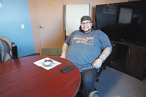 Dale Turcotte, who has been clean for one year, is sharing his life story in hopes of keeping kids away from drugs. (Miranda Leybourne/The Brandon Sun)