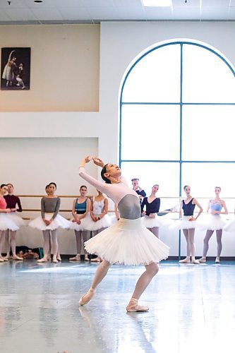 MIKAELA MACKENZIE / WINNIPEG FREE PRESS

Royal Winnipeg Ballet (RWB) principal ballerina Chenxin Liu, who will be performing the dual Swan Lake role of Odette/Odile, rehearses at the RWB in Winnipeg on Wednesday, Feb. 22, 2023. For Jen story.

Winnipeg Free Press 2023.