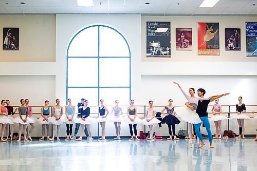 MIKAELA MACKENZIE / WINNIPEG FREE PRESS

Royal Winnipeg Ballet (RWB) principal ballerina Chenxin Liu, who will be performing the dual Swan Lake role of Odette/Odile, rehearses with Yue Shi at the RWB in Winnipeg on Wednesday, Feb. 22, 2023. For Jen story.

Winnipeg Free Press 2023.