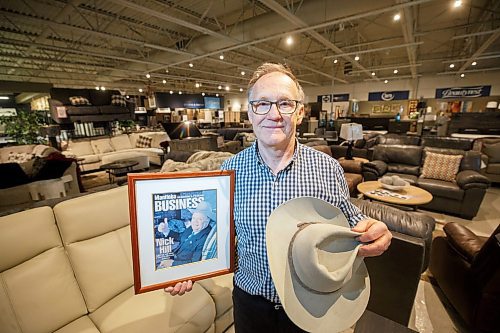 MIKE DEAL / WINNIPEG FREE PRESS
Nick Hill Jr. thinks about his legendary pitchman dad every day. He has no choice. He still works at Kern Hill Furniture, the business his dad, Nick Hill, Sr., helped build from a North End store to a Winnipeg icon.
See ben waldman story
230224 - Friday, February 24, 2023.