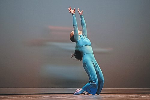 23022023
Fiona Wilson dances in the Lyrical Jazz Solo, Own Choice, 14 Years &amp; Under category during the dance portion of the Festival of the Arts at the Western Manitoba Centennial Auditorium on Thursday. 
(Tim Smith/The Brandon Sun)