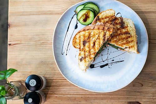 MIKAELA MACKENZIE / WINNIPEG FREE PRESS

A brie and prosciutto grilled cheese sandwich at Buvette in the Village in Winnipeg on Thursday, Feb. 23, 2023. For Eva story.

Winnipeg Free Press 2023.