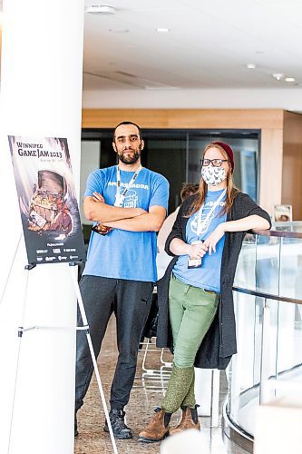 MIKAELA MACKENZIE / WINNIPEG FREE PRESS

Co-coordinators Daniel Voth (left) and June Pag pose for a photo at Game Jam in Winnipeg on Friday, Feb. 24, 2023. Game Jam brings students and industry professionals together to create video games. For Gabby story.

Winnipeg Free Press 2023.