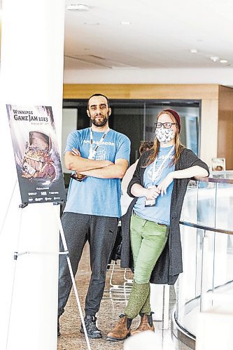 MIKAELA MACKENZIE / WINNIPEG FREE PRESS

Co-coordinators Daniel Voth (left) and June Pag pose for a photo at Game Jam in Winnipeg on Friday, Feb. 24, 2023. Game Jam brings students and industry professionals together to create video games. For Gabby story.

Winnipeg Free Press 2023.