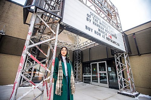 MIKAELA MACKENZIE / WINNIPEG FREE PRESS

Bailey Chin, one of the stars of the MTC Warehouse&#x2019;s Sexual Misconduct of the Middle Classes, poses for a portrait at the theatre in Winnipeg on Monday, Feb. 27, 2023. For Ben Waldman story.

Winnipeg Free Press 2023.