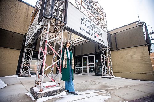 MIKAELA MACKENZIE / WINNIPEG FREE PRESS

Bailey Chin, one of the stars of the MTC Warehouse&#x2019;s Sexual Misconduct of the Middle Classes, poses for a portrait at the theatre in Winnipeg on Monday, Feb. 27, 2023. For Ben Waldman story.

Winnipeg Free Press 2023.