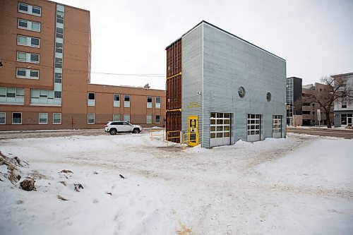 MIKE DEAL / WINNIPEG FREE PRESS
There&#x2019;s a petition to try to get full funding for the Amoowigamig public washroom which is just south of Thunderbird House. 
See Emma Honeybun story
230227 - Monday, February 27, 2023.