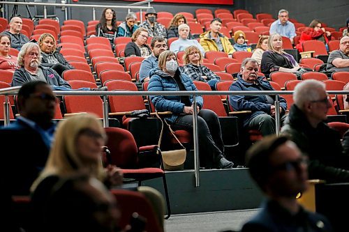 JOHN WOODS / WINNIPEG FREE PRESS
People attend a Seven Oaks School Division budget presentation at Seven Oaks Performing Arts Centre Monday, February 27, 2023. 

Reporter: ?