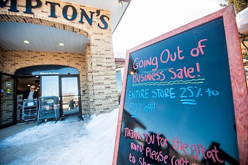 MIKAELA MACKENZIE / WINNIPEG FREE PRESS

Crampton&#x573; Market, which is closing due to increased operating costs and lack of traffic, in Headingley on Tuesday, Feb. 28, 2023.  For Gabby Piche story.

Winnipeg Free Press 2023.