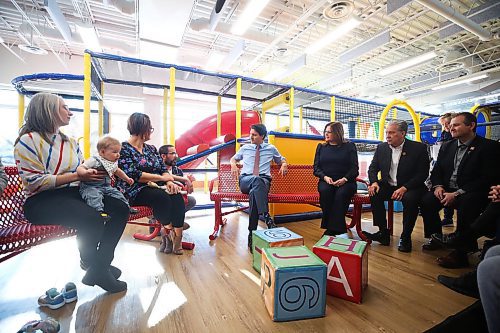 MIKE DEAL / WINNIPEG FREE PRESS

Prime Minister, Justin Trudeau, and the Premier of Manitoba, Heather Stefanson, today announced that Manitoba will achieve an average of $10-a-day regulated child care on April 2, 2023 &#x2013; three years ahead of the national target.
230303 - Friday, March 3, 2023