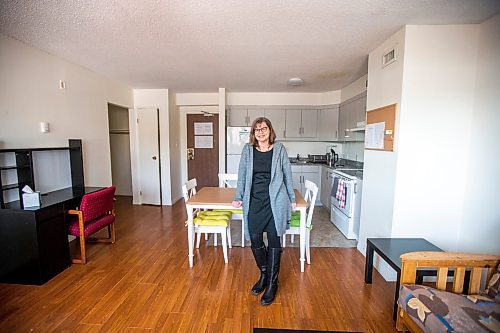 MIKAELA MACKENZIE / WINNIPEG FREE PRESS

Sonia Grmela, executive director of Chez Rachel, poses for a photo in one of their suites (empty in preparation for a renovation) in Winnipeg on Friday, March 3, 2023. The agency is unique in western Canada and Manitoba as the only one to provide bilingual services (French and English), and they are having a fundraising 30th anniversary gala in May to increase awareness of their existence and to raise much needed funds. For Janine LeGal story.

Winnipeg Free Press 2023.