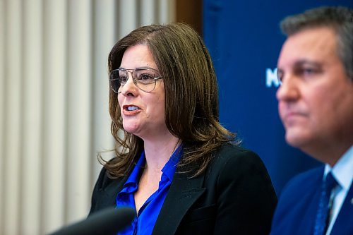 MIKAELA MACKENZIE / WINNIPEG FREE PRESS

Premier Heather Stefanson and finance minister Cliff Cullen announce the budget to media at the Manitoba Legislative Building in Winnipeg on Tuesday, March 7, 2023. For &#x2014; story.

Winnipeg Free Press 2023.