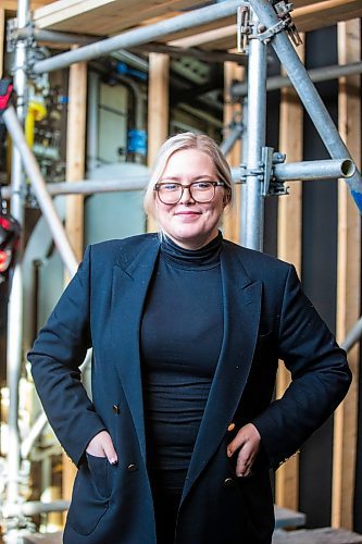 MIKAELA MACKENZIE / WINNIPEG FREE PRESS

Tanya Palson, the Manitoba Building Trades&#x560;first female executive director, poses for a photo in the &#x4b4;ry a trade&#x4e0;hall at the institute in Winnipeg on Tuesday, March 7, 2023. For Gabby story.

Winnipeg Free Press 2023.