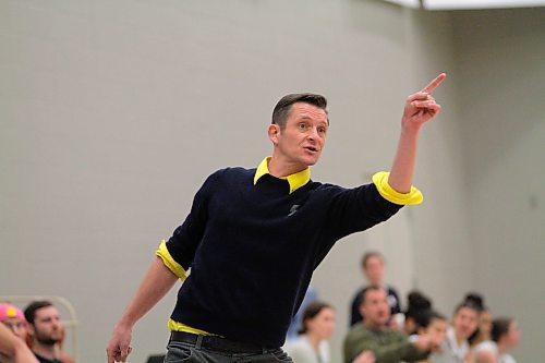Head coach James Bambury finally collected his first Canada West regular-season win in the last weekend of his second season with the Bobcats. (Thomas Friesen/The Brandon Sun)