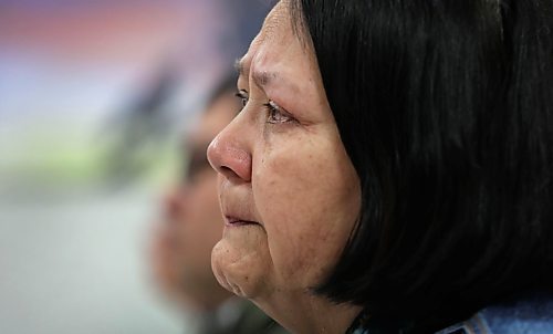 RUTH BONNEVILLE / WINNIPEG FREE PRESS 

LOCAL - Shamattawa

SHAMATTAWA FIRST NATION DECLARES STATE OF EMERGENCY

 SHAMATTAWA FIRST NATION CHIEF JORDNA HILL AND GRAND CHIEF CATHY MERRICK SPEAK TO THE MEDIA ABOUT  THE SITUATION IN THEIR COMMUNITY AFTER THE FIRE AT MKO WINNIPEG OFFICE MAIN BOARDROOM ON ELLICE AVENUE MONDAY. 

March 13th, 2023

