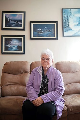 14032023
Eleanor Buechler, 79, in her home in Brandon. Buechler and her family are concerned about the level of care she received during an ambulance and air ambulance trip to Winnipeg on a minus 31 day in February.  (Tim Smith/The Brandon Sun)
***please check Michelle story for better cutline tweaks