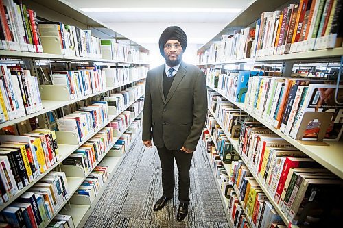JOHN WOODS / WINNIPEG FREE PRESS
Jaideep Johar, who received The Hind Rattan (&#x201c;Jewel of India&#x201d;) award at the 42nd International Convention of NRI at Constitution Club of India, is photographed at Pembina Trails Library in Winnipeg March 14, 2023. 

Re: ?