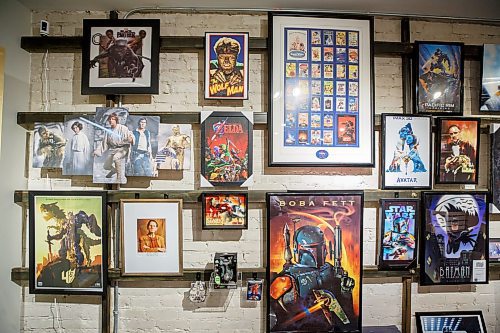 MIKE DEAL / WINNIPEG FREE PRESS
Hollywood Toy and Poster Company at 1-692 Osborne St. stocks highly collectible, pop-culture memorabilia.