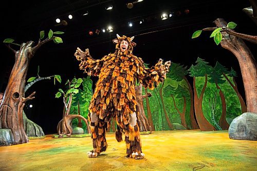 Mike Sudoma/Winnipeg Free Press
Aaron Dart poses as the Gruffalo as A nTall Stories of London Productions brings the story of The Gruffalo to the Manitoba Theatre for Young People this upcoming weekend.
March 15, 2023 