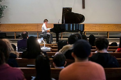 MIKAELA MACKENZIE / WINNIPEG FREE PRESS

Nicolino Giancola performs I Spy piano solo in the Winnipeg Music Festival at Sterling Mennonite Fellowship in Winnipeg on Thursday, March 16, 2023. For Ѡstory.

Winnipeg Free Press 2023.