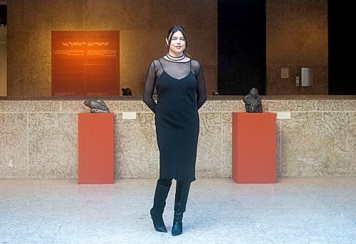 MIKAELA MACKENZIE / WINNIPEG FREE PRESS

Marie-Anne Redhead, the new Assistant Curator of Indigenous &amp; Contemporary Art at WAG-Qaumajuq, poses for a photo in the gallery in Winnipeg on Monday, March 20, 2023. For Jen story.

Winnipeg Free Press 2023.