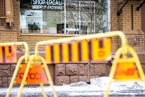 MIKAELA MACKENZIE / WINNIPEG FREE PRESS

Albert Street, blocked off for construction, in front of Plant Lab Botanical Design in Winnipeg on Monday, March 20, 2023. For Chris story.

Winnipeg Free Press 2023.