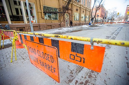 MIKAELA MACKENZIE / WINNIPEG FREE PRESS

Albert Street, blocked off for construction, in front of Plant Lab Botanical Design in Winnipeg on Monday, March 20, 2023. For Chris story.

Winnipeg Free Press 2023.