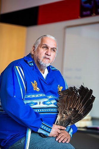 MIKAELA MACKENZIE / WINNIPEG FREE PRESS

Cultural and language teacher Michael West poses for a photo at Bloodvein River School on Bloodvein First Nation on Wednesday, March 8, 2023. For Maggie Macintosh story.

Winnipeg Free Press 2023.