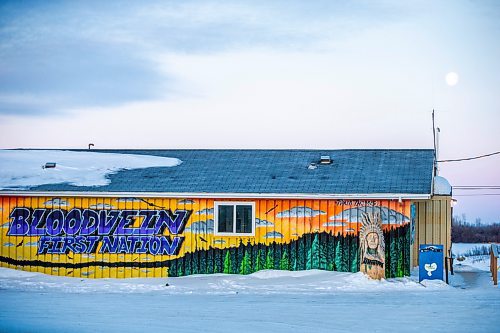 MIKAELA MACKENZIE / WINNIPEG FREE PRESS

The band office on Bloodvein First Nation in the early morning light on Thursday, March 9, 2023. For Maggie Macintosh story.

Winnipeg Free Press 2023.