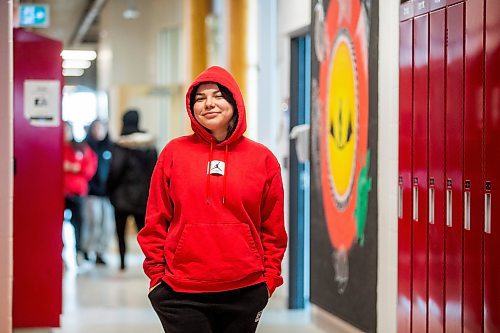 MIKAELA MACKENZIE / WINNIPEG FREE PRESS

Grade nine student and junior chief of the school junior chief and council Marley Cook poses for a photo at Bloodvein River School on Bloodvein First Nation on Thursday, March 9, 2023. For Maggie Macintosh story.

Winnipeg Free Press 2023.