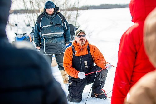 MIKAELA MACKENZIE / WINNIPEG FREE PRESS


Gabriel Hall shows the students how the sled dog lines work before heading out with the school program on Bloodvein First Nation on Wednesday, March 8, 2023. For Maggie Macintosh story.

Winnipeg Free Press 2023.