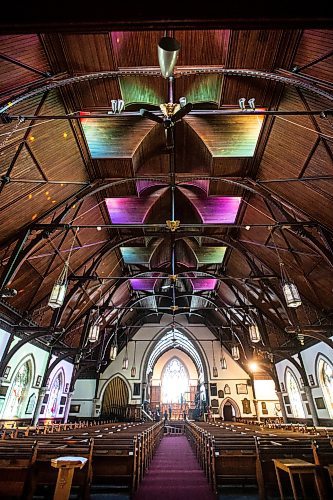 MIKAELA MACKENZIE / WINNIPEG FREE PRESS

Holy Trinity Anglican Church, a historic Gothic revival church that&#x2019;s preparing to mark its 150th anniversary, in Winnipeg on Tuesday, March 28, 2023. For &#x2014; story.

Winnipeg Free Press 2023.