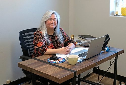 Amanda Chapman, a regional community justice worker with the Southern Chiefs' Organization, serving the Brandon and Westman area. (Miranda Leybourne/The Brandon Sun)